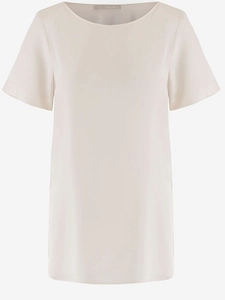 Allude Stretch Silk T-Shirt