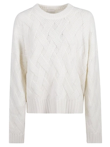 Allude Textured Knit Sweater