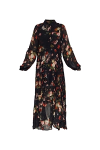 Allsaints Maria Printed Maxi Dress