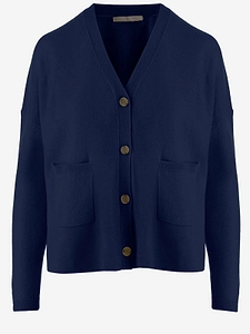 Allude V-Neck Button Cardigan Sweater