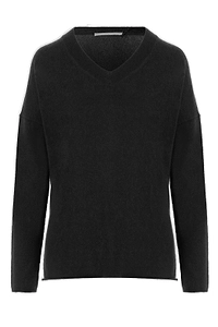 Allude V-Neck Knitted Jumper