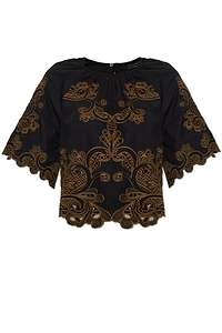 Allsaints Miriam Embroidered Top