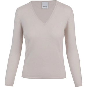 Allude V-Neck Knitted Pullover