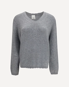 Allude V-Neck Knitted Sweater