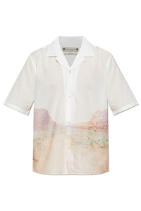 Allsaints Monument Printed Camp Shirt