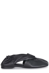 Alohas Cut Out Detailed Alaula Ballet Flats