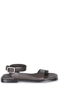 Alohas Strappy Square-Toe Flat Sandals