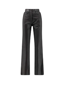 Alysi High-Rise Leather Pants