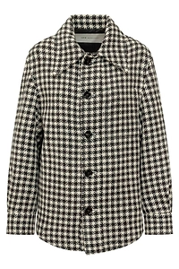 Ami Checked Buttoned Jacket