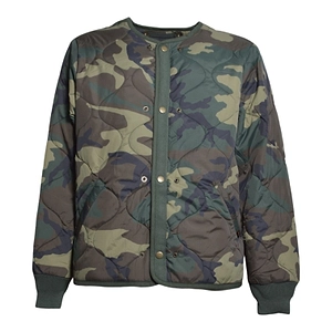 Alpha Industries Camouflage-Print Quilted Jacket
