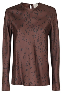 Alysi Sprinkle Printed Long-Sleeve Top