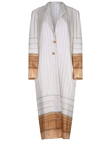 Alysi Striped Long Shirt Dress