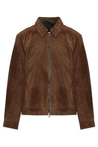 Allsaints Rhone Suede Zip Jacket