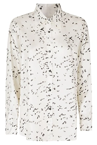 Alysi Sprinkle Printed Silk Shirt