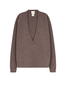 Alysi V-Neck Knitted Jumper
