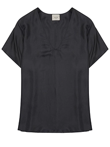 Alysi V-Neck Short-Sleeve Top