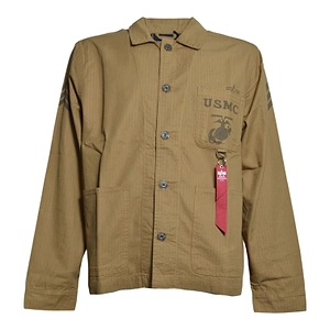 Alpha Industries Long Sleeve Buttoned Jacket