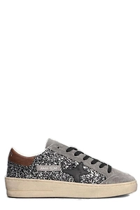 Ama Brand Embellished Lace-Up Sneakers