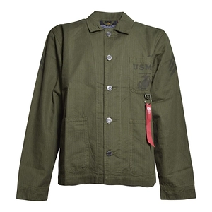 Alpha Industries Long Sleeve Buttoned Jacket