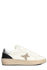 Ama Brand Embellished Lace-Up Sneakers