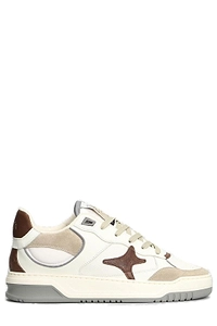 Ama Brand Star-Detailed Lace-Up Sneakers