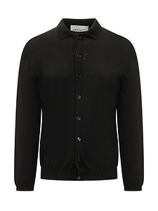 Amaranto Button-Up Collar Cardigan