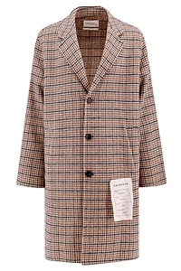 Amaranto Checked Coat