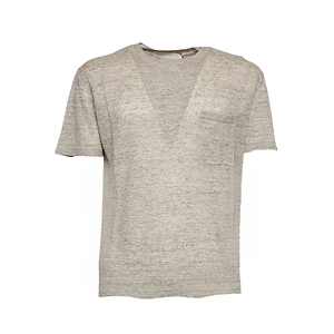 Amaranto Chest Pocket Knitted T-Shirt