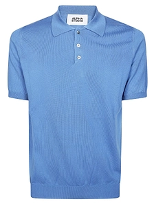 Alpha Studio Cold Polo Reverse Jumper
