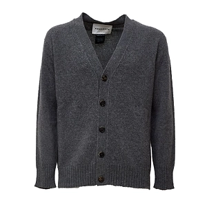 Amaranto Distressed V-Neck Cardigan