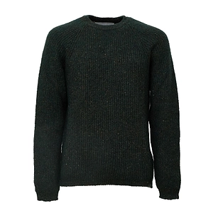 Amaranto Gingalese Textured Knitted Sweater