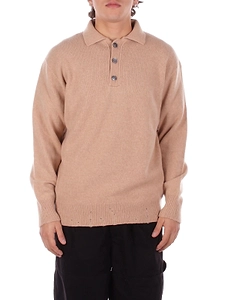 Amaranto Half-Buttoned Polo Jumper