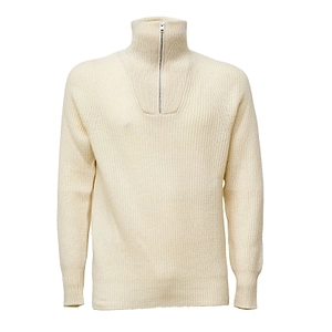 Amaranto Half Zip Oversized Knitted Sweater