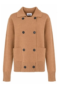 Alpha Studio Double-Breasted Knitted Jacket
