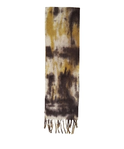 Amaranto Logo Label Fringed Scarf