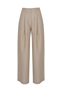 Alpha Studio High-Waist Wide-Leg Pants
