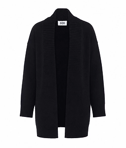 Alpha Studio Open-Front Knitted Cardigan