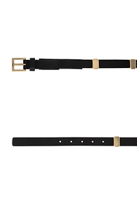 Allsaints Square Buckle Leather Belt