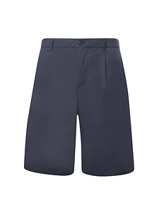 Alpha Studio Pleated Bermuda Shorts