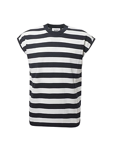 Alpha Studio Oversized Striped T-Shirt
