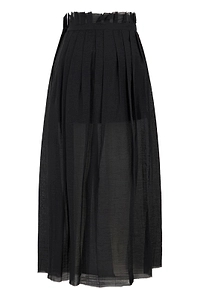 Alpha Studio Pleated Long Skirt