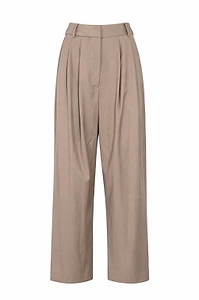 Alpha Studio Pleated Wide-Leg Pants