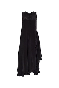 Allsaints Sybil Asymmetric Ruffled Dress