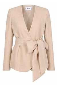 Alpha Studio Rope Belted Wrap Jacket