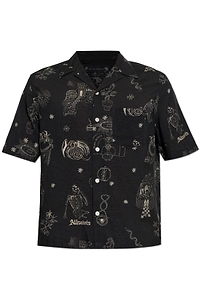 Allsaints Terra Printed Camp Shirt