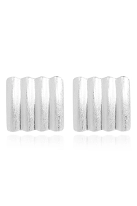 Allsaints Textured Bar Stud Earrings