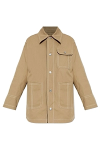 Ami Logo Patch Buttoned Jacket
