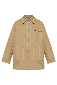 Ami Logo Patch Buttoned Jacket