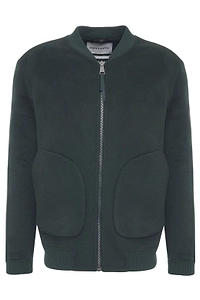 Amaranto Zipped Bomber Jacket