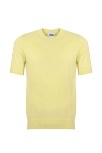 Alpha Studio Short-Sleeve Knitted Sweater
